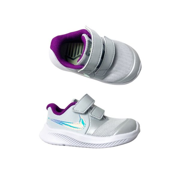 Nike Other - New! Nike Gray And Purple Star Runner Sneakers